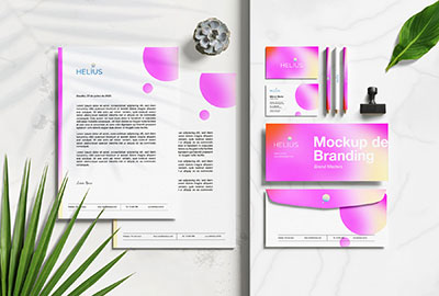 Helius Mockup Branding Premium